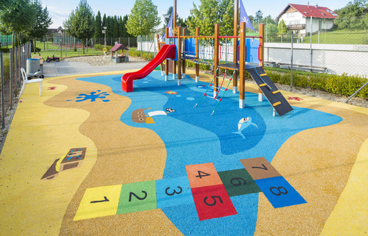 Rubber Mulch for Playgrounds, Parks and Patios