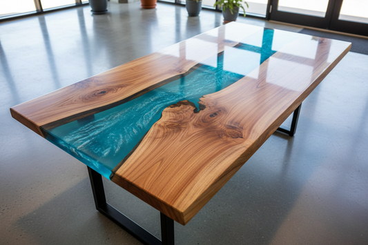 Custom Resin River Tables